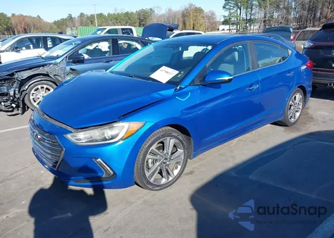 2017 Hyundai Elantra Limited from USA, damaged, VIN KMHD84LF5HU263926